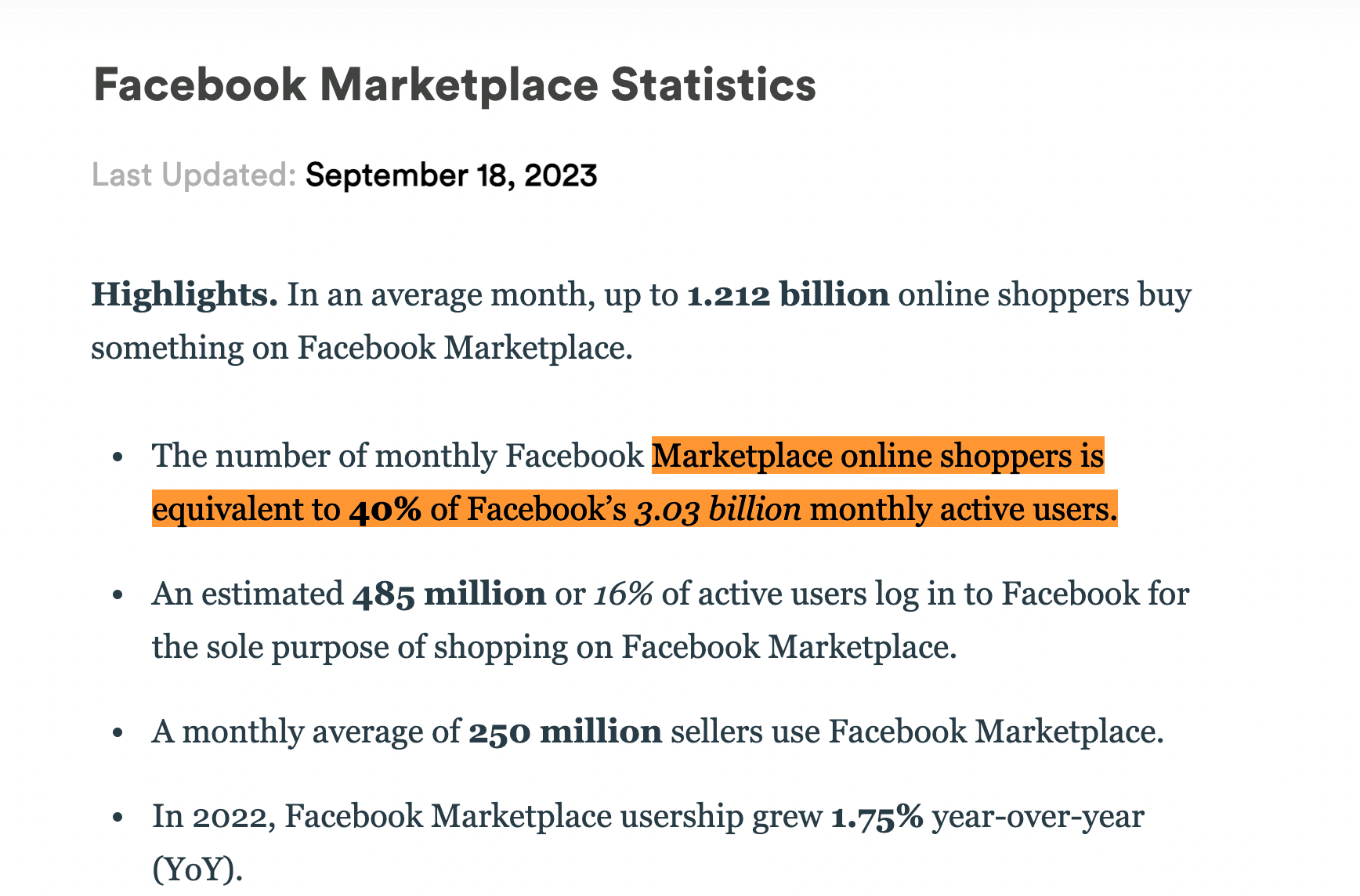 facebook marketplace stats